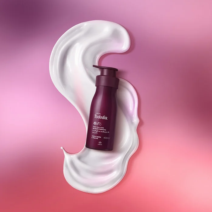 Creme Desodorante Nutritivo para o Corpo Tododia Cereja Negra e Praliné - Imagem 2